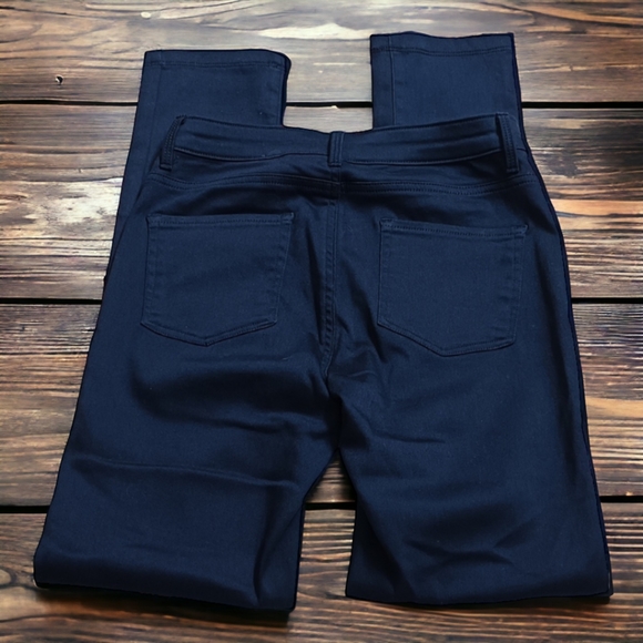Fratini Navy Blue Skinny Super Stretchable Trouser waist size 28 - Picture 7 of 9